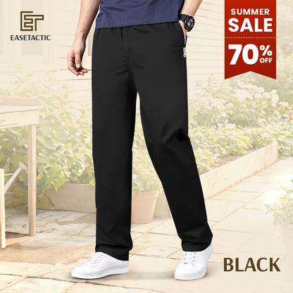 EaseTactic - Flex Fit Zipper-Pocket Durable Pants