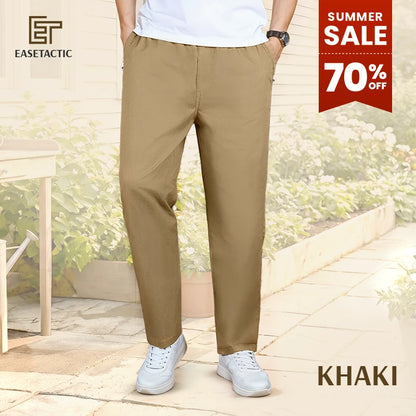 EaseTactic - Flex Fit Zipper-Pocket Durable Pants