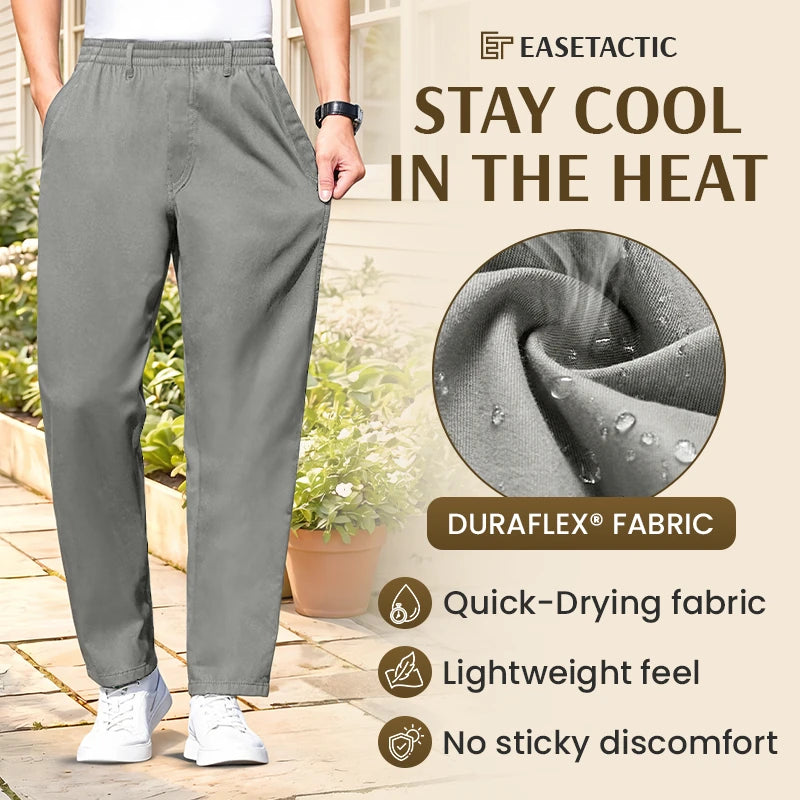EaseTactic - Flex Fit Zipper-Pocket Durable Pants
