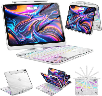 Rotate Pro™ Wireless Keyboard Case for Ipad