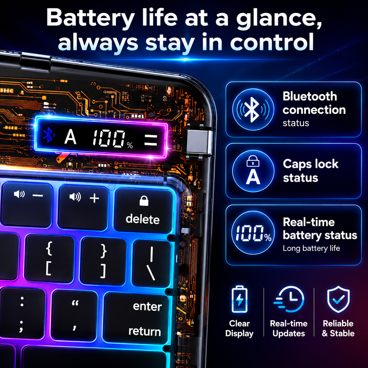 Rotate Pro™ Wireless Keyboard Case for Ipad