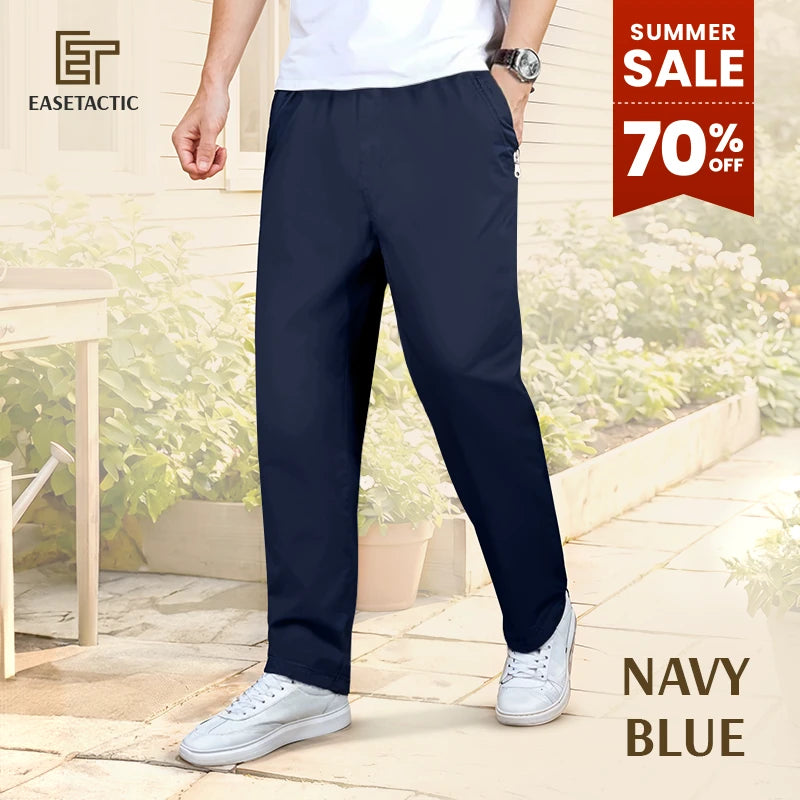 EaseTactic - Flex Fit Zipper-Pocket Durable Pants